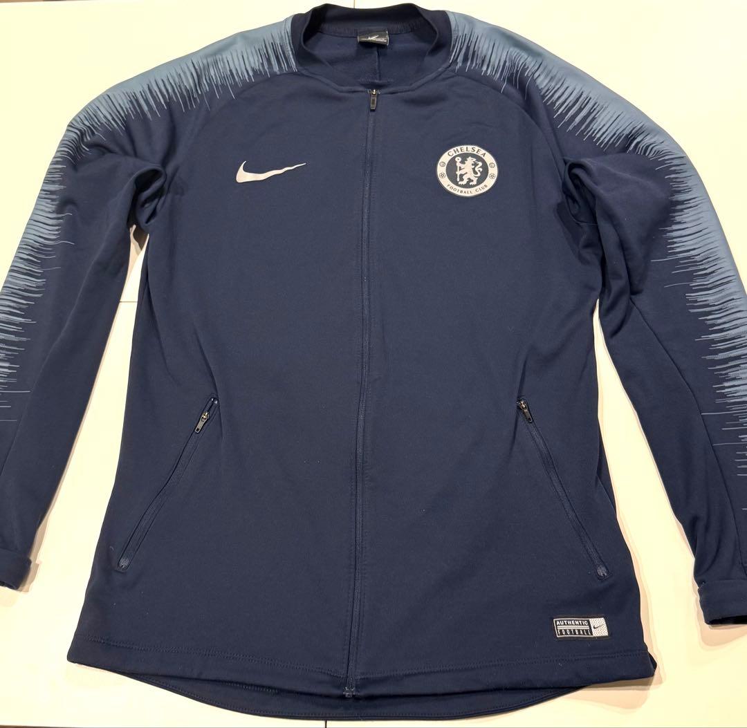 Nike Chelsea 長袖ジャケット ネイビー Nike Chelsea FC Training Jacket Mens Extra Small Blue Long Sleeve