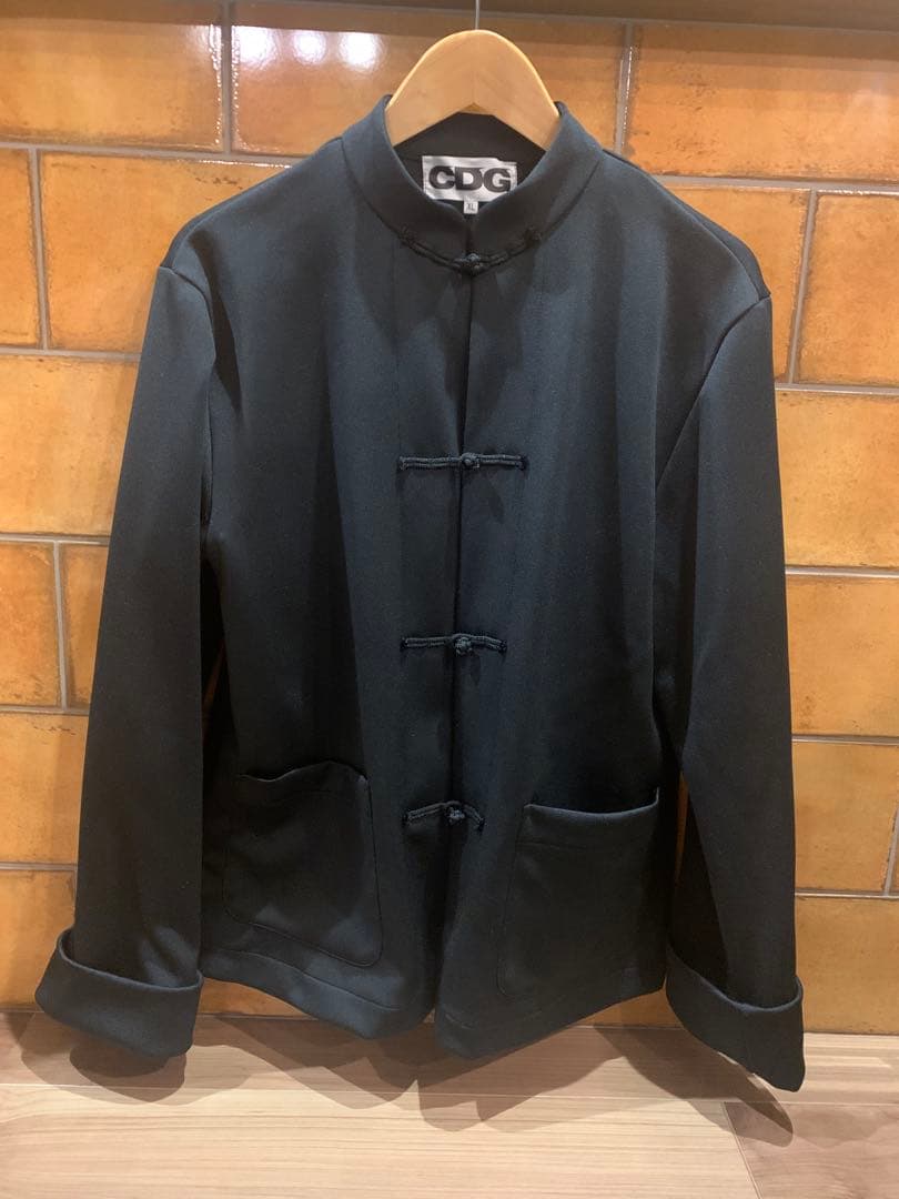 CDG チャイナジャケット XL 黒 - メルカリ