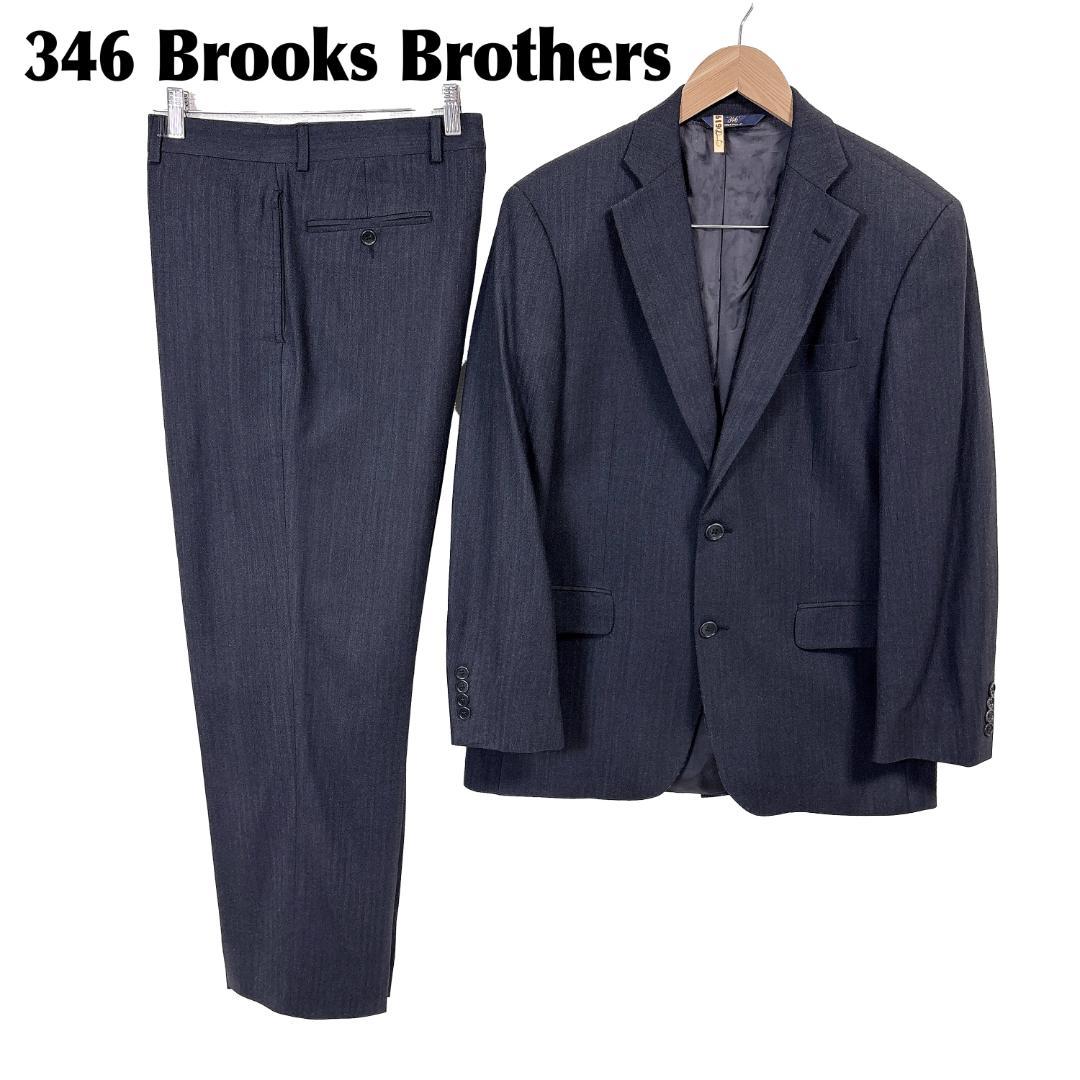 【美品】346ブルックスブラザーズ スーツセットアップ ジャケット39SH 美品】346ブルックスブラザーズ スーツセットアップ ジャケット39SH