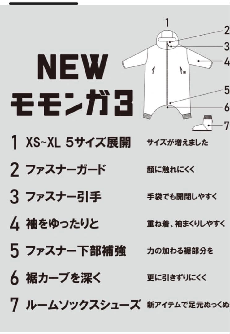 着る寝袋 モモンガ3 サイズM 色チャコール - メルカリ