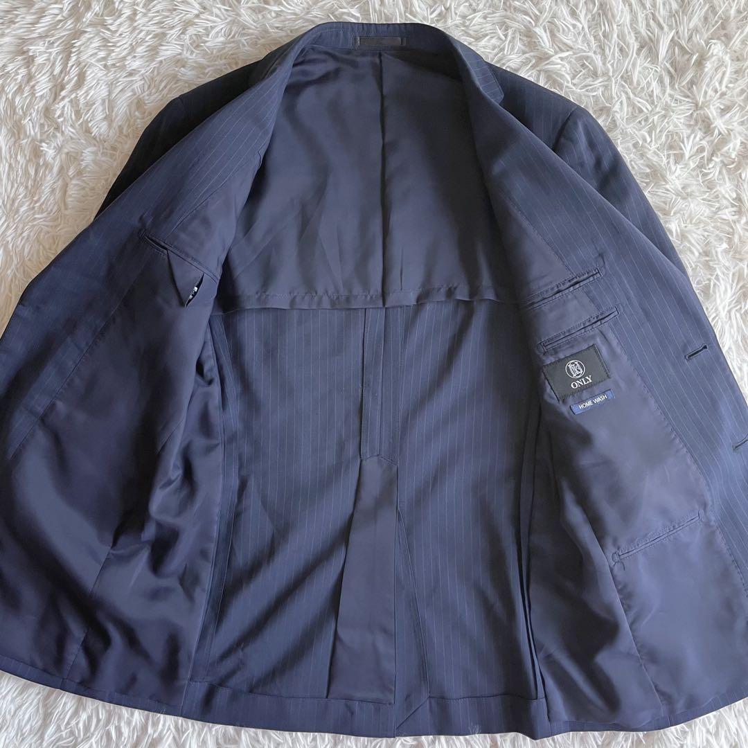 ✨極美品✨洗える❗️オンリー スリーピーススーツ ネイビー