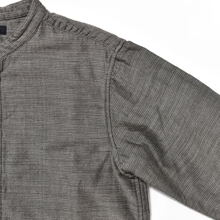 MITTAN 毛綿三重織シャツ 灰がさね サイズ2 ミッタン ミタン - メルカリ