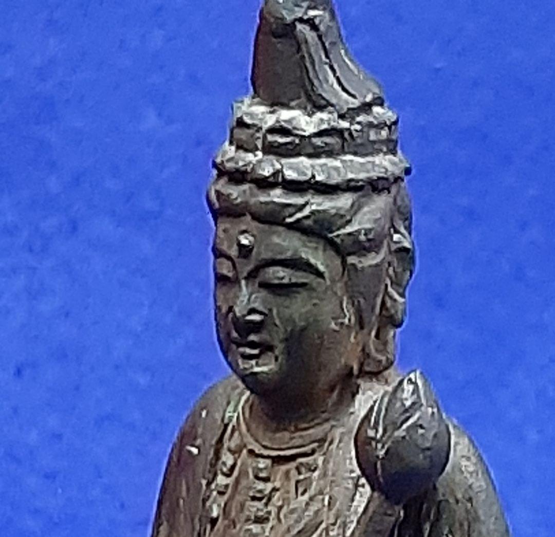 鎌倉期 鏨彫り観音菩薩　観音様 仏像 骨董 楽天市場】聖観世音菩薩 しょうかんぜおんぼさつ 高村光雲 作 仏像彫刻