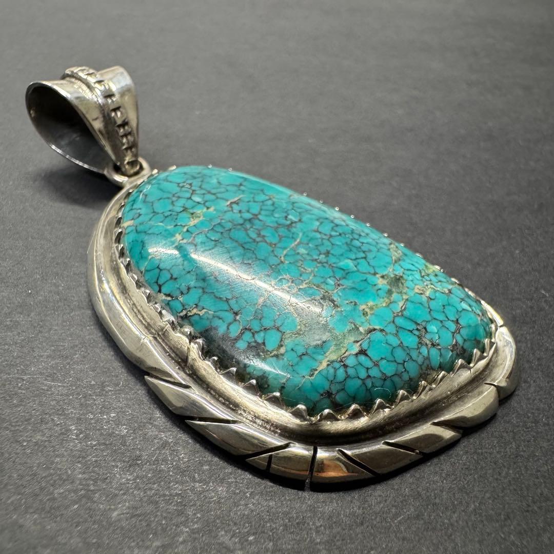 【80年代 巨大 ターコイズマウンテン】ネックレストップ 楽天市場】GRAN DEUR ターコイズ ディスク 唐草 シルバーペンダント