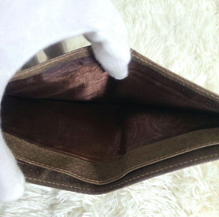 GUCCI グッチ 二つ折り財布 GG柄 オールドグッチ PVC 総柄 - メルカリ