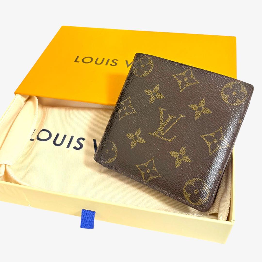 ルイヴィトン 財布 ポルトフォイユ マルコ モノグラム 二つ折り財布