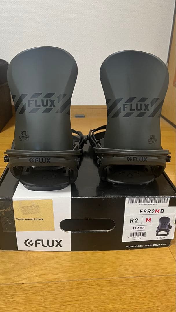FLUX R2 ブラック Mサイズ ビンディング FLUX BINDINGS（フラックスバインディング） 25-26 FLUX ビンディング
