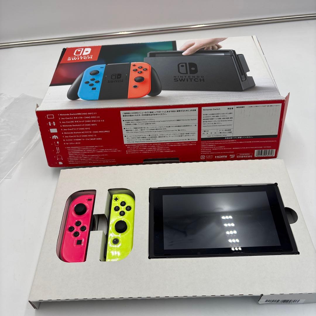美品　【限定カラー】Nintendo Switch 本体 Nintendo Switch（有機ELモデル） Customize」で新色Joy-Conが選択可能