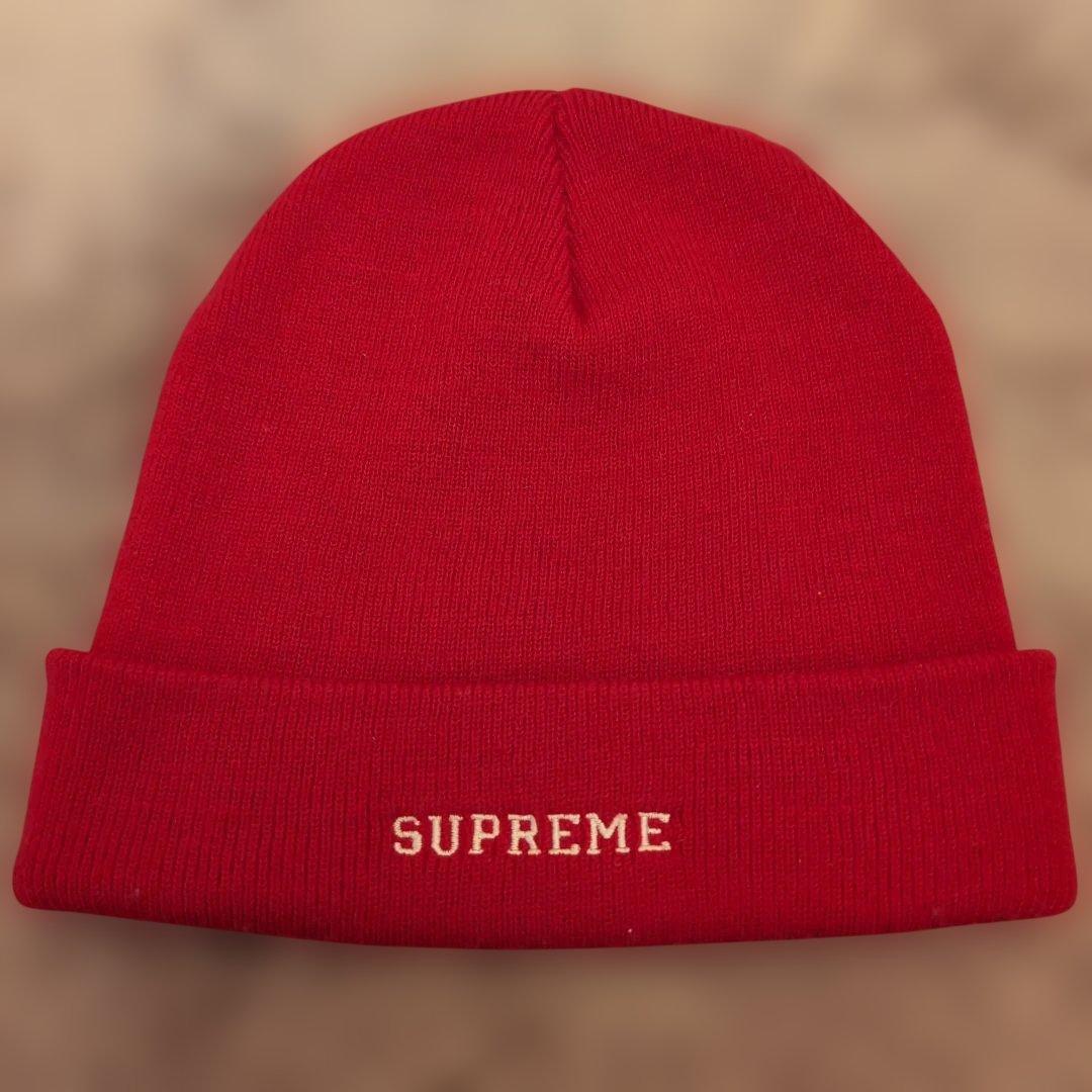 SUPREME トムとジェリー ニット帽 赤 - メルカリ