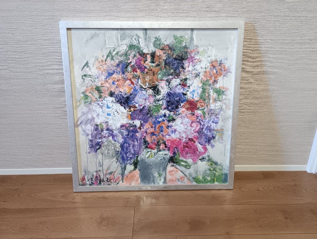 Francfranc アートボード SANDY WELCH絵画フランフラン SANDY WELCH アートボード フローラ ピンク | Francfranc（フラン