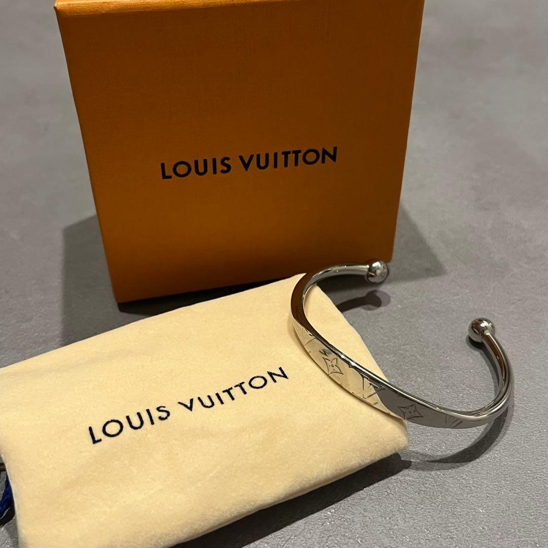 T*様 Louis Vuitton シルバーバングル 中古・古着通販】LOUIS VUITTON (ルイ ヴィトン) ジョンク バングル