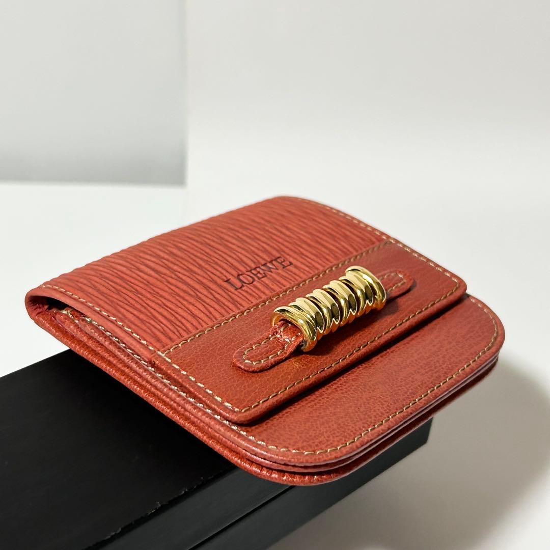 未使用品 LOEWE ロエベ ベラスケス レザー コインケース コインパース
