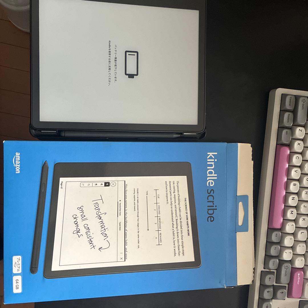 電子書籍リーダー本体 amazon kindle scribe 64GB 2022 ASCII.jp：Amazon、「Kindle Scribe」を国内披露、電書端末であり紙の