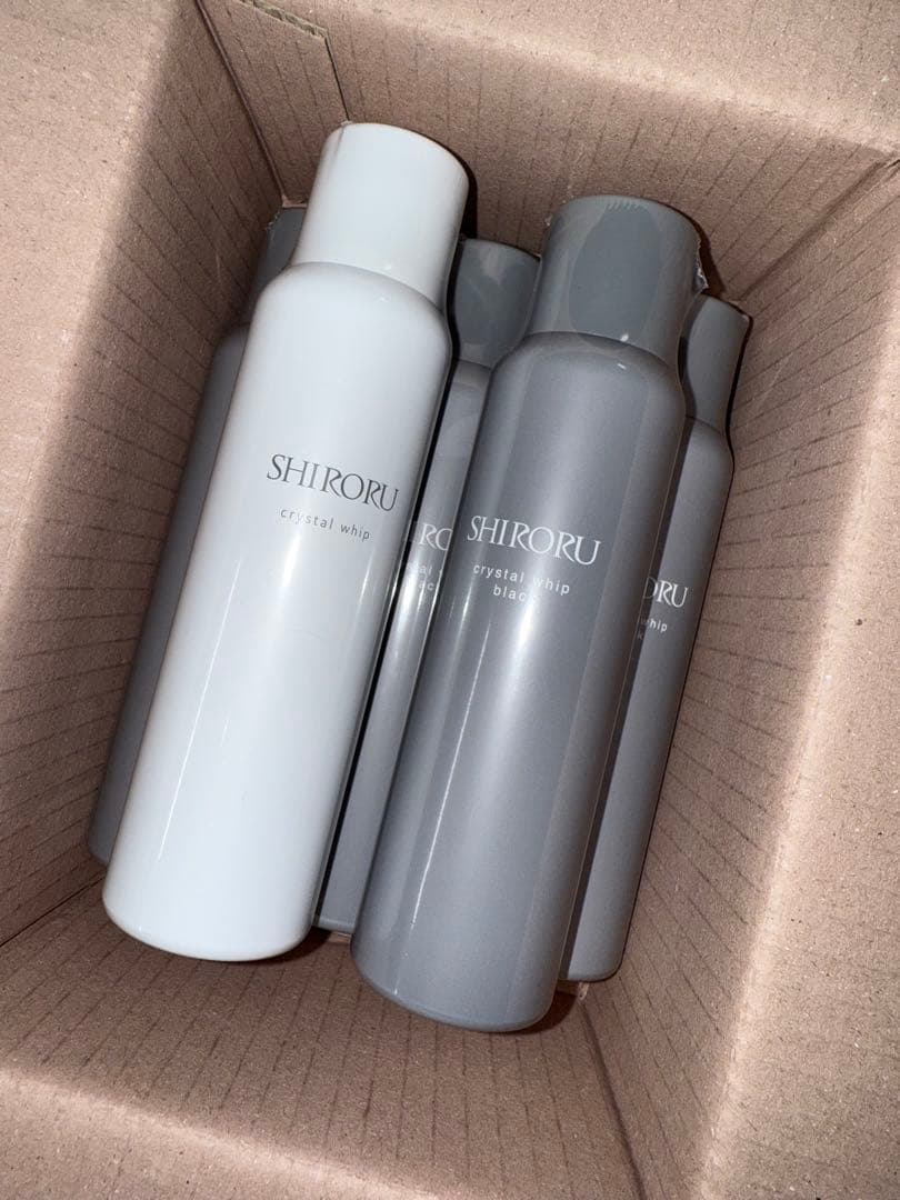 【新品未使用】SHIROURU 洗顔料 ホワイト グレー 26772b4a-20b8-4fa1-8c99-