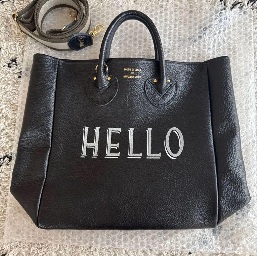 フレームワーク別注YOUNG&OLSEN ヤングアンドオルセン Helloトート