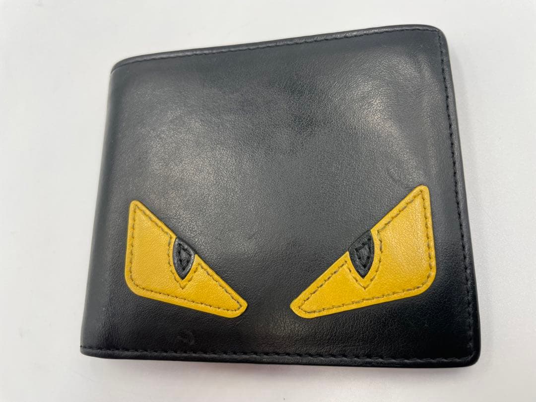 美品☆FENDI モンスターMonster 二つ折り財布 箱 袋 付属品付 - メルカリ