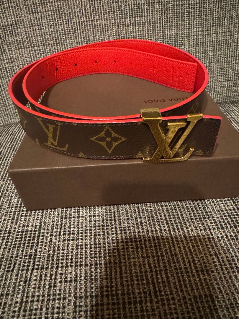 ぺんぺん@即購入OK 　ルイヴィトン　モノグラム　ベルト ルイヴィトン LOUIS VUITTON モノグラム ベルト 80cm 80/32 レディース