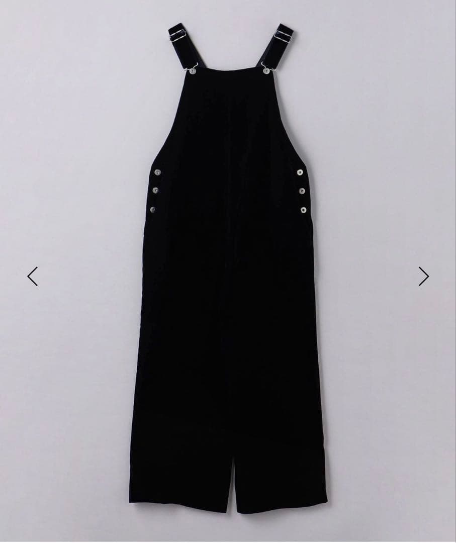 【美品】UNITED ARROWS ベルベット サロペット パンツ　38 UNITED ARROWS（ユナイテッドアローズ） サロペット オーバーオール