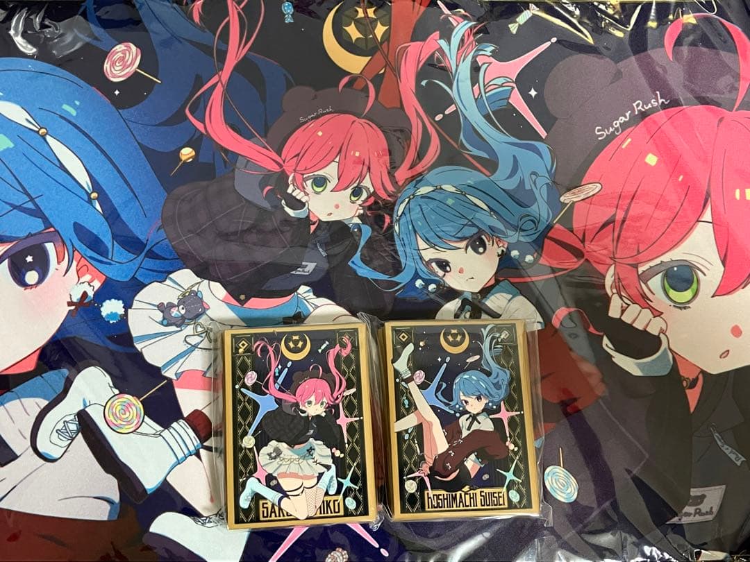 混沌の女神様 ホロライブ スリーブ プレイマット 星街すいせい さくら