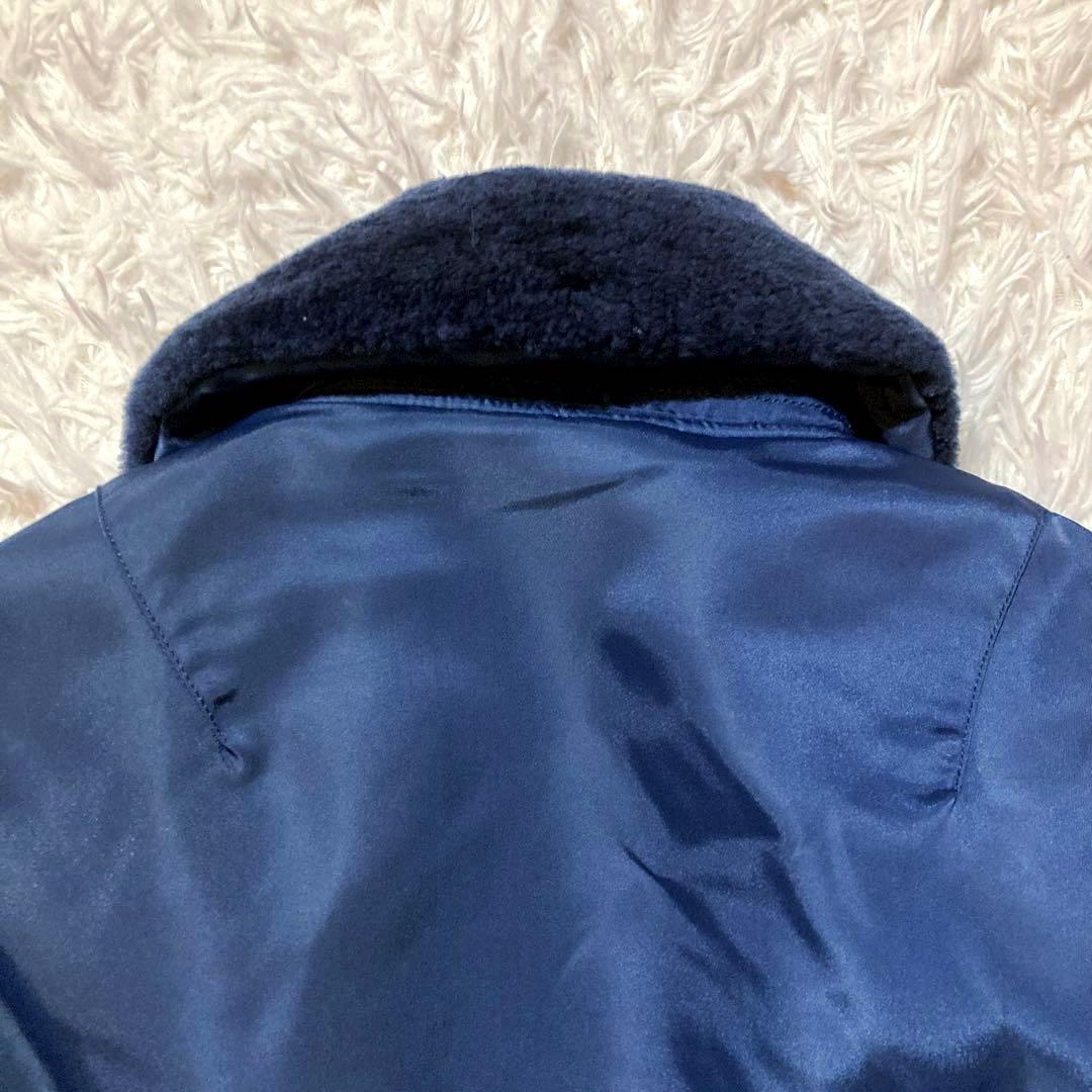 人気・希少XL】HOUSTON B-15C ネイビー × ネイビームートン - メルカリ