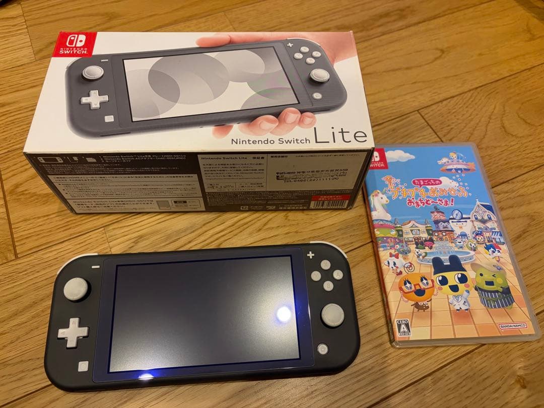 Nintendo Switch Lite グレー+ たまごっちプチプチおみせっち たまごっちのプチプチおみせっち おまちど～さま！ | My Nintendo
