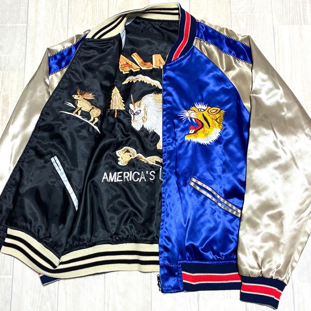 CAB CLOTHING スカジャン アラジャン リバーシブル 虎 龍 トナカイ 2026年最新】キャブクロージング スカジャンの人気アイテム - メルカリ