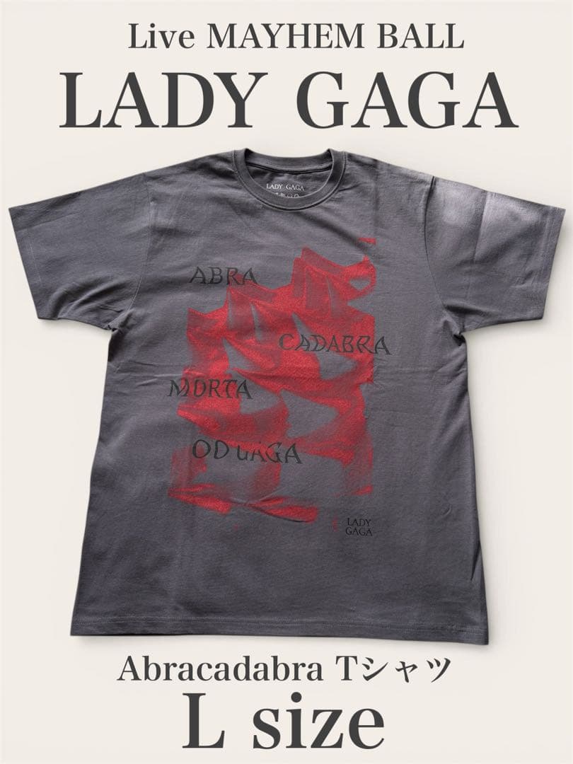 Lady Gaga Abracadabra Tシャツ グレー - メルカリ