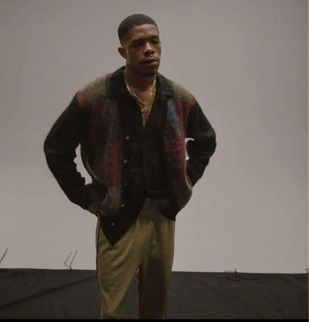 Supreme Brushed Grid Cardigan 