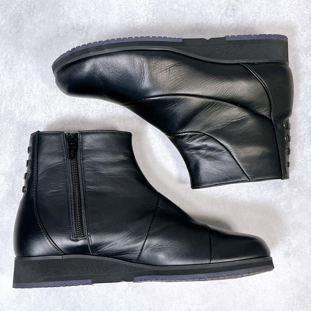 美品【アシックス ペダラ】 ショートブーツ 23 ゴアテックス アイス