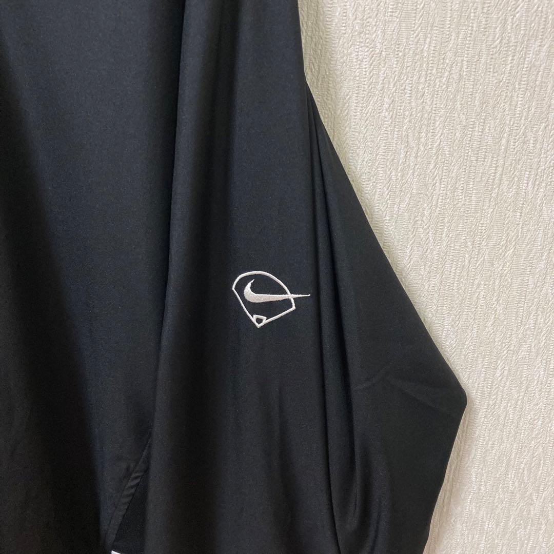 美品】NIKE ナイキ 00's ナイロンピステ ベースボール プルオーバー