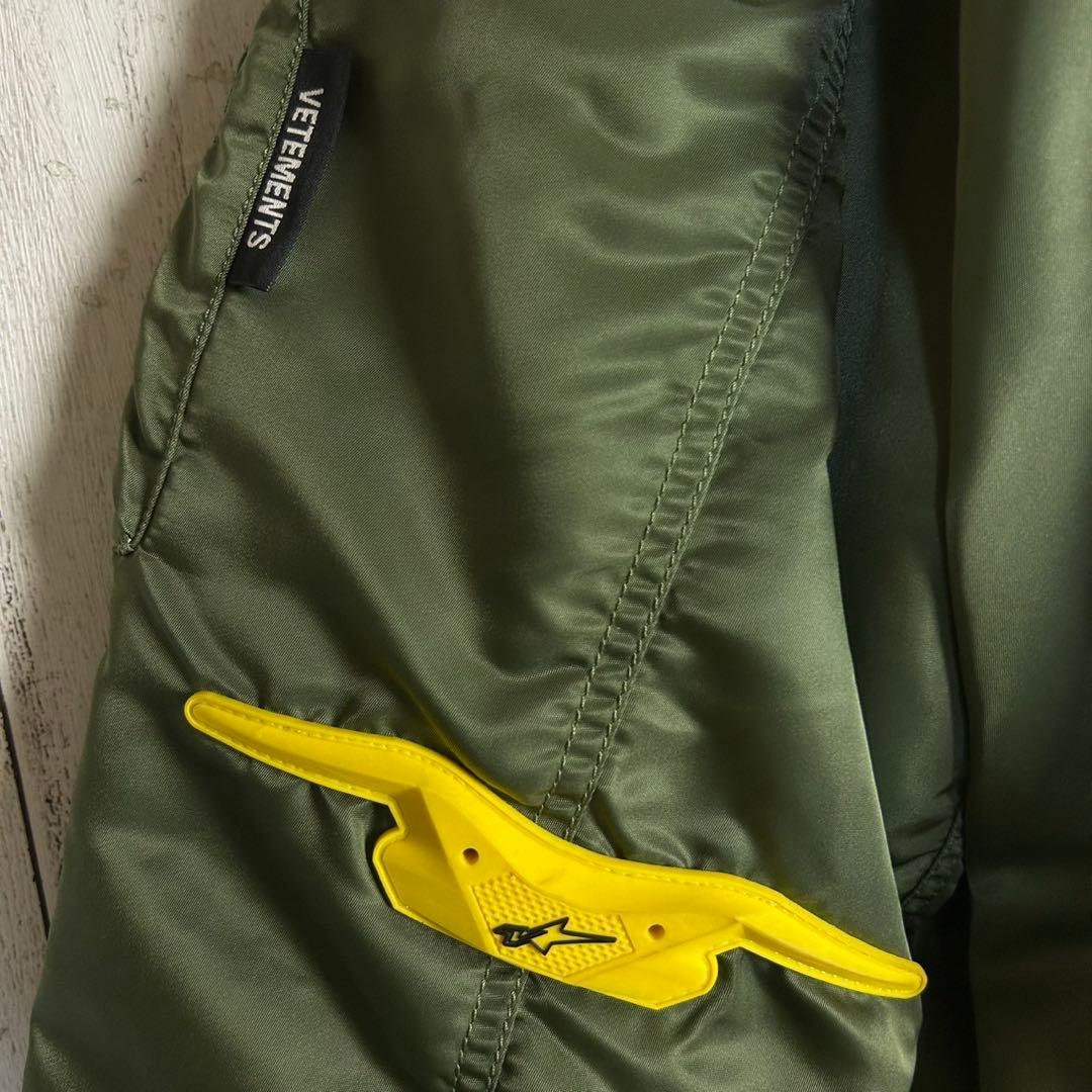 5997【希少コラボ】ヴェトモン×アルファ‪☆ボンバージャケット MA-1‬
