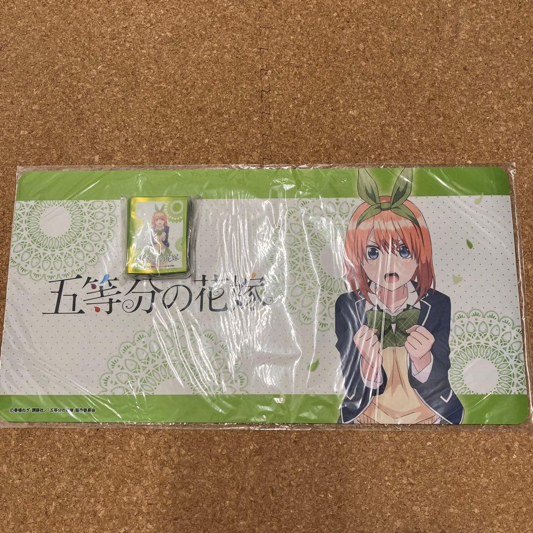 五等分の花嫁ラバーマットとスリーブ四葉 Amazon | 五等分の花嫁∽ ラバーマット 中野四葉 花の妖精ver. 描き