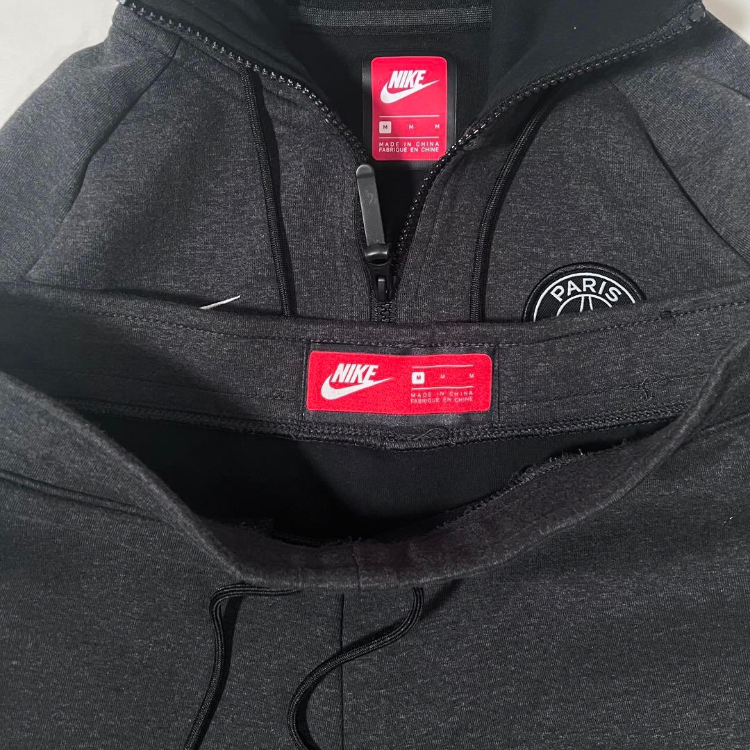 Nike ナイキ テックフリース PSG セットアップ ブラック 上下M - メルカリ