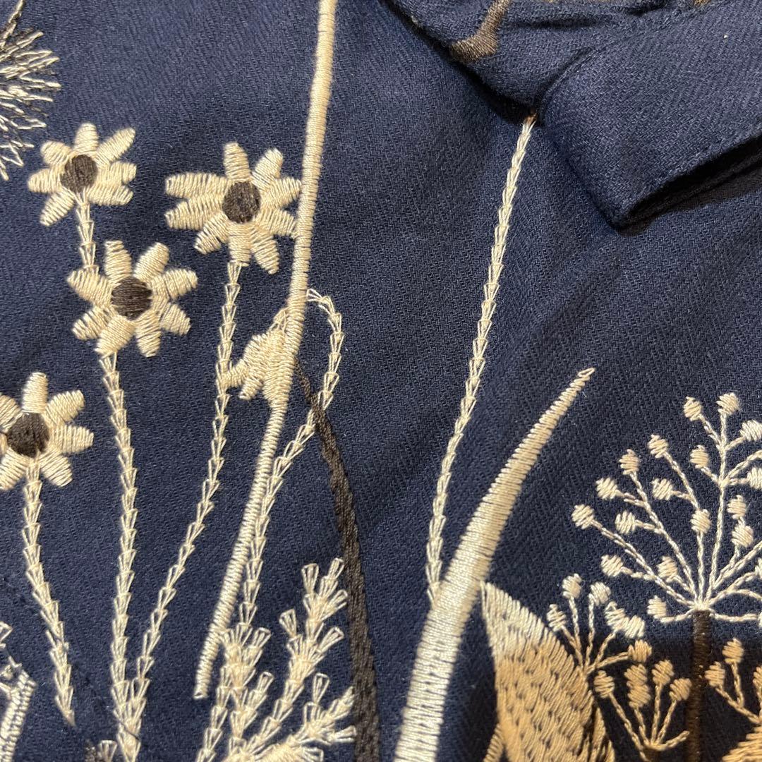 marble sud未使用タグ付長袖刺繍ブラウスEMB higotai - メルカリ