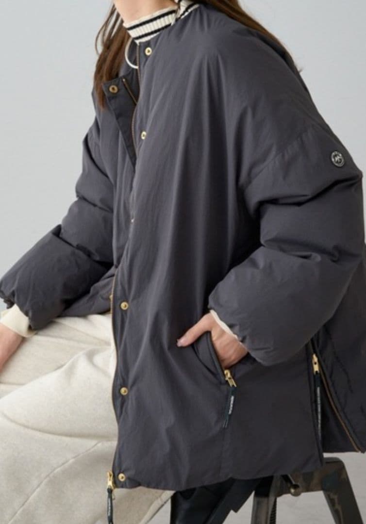 ピュアルセシン フレンチダックダウンサイドジップジャケット フレンチダックダウンサイドジップジャケット | PUAL CE CIN