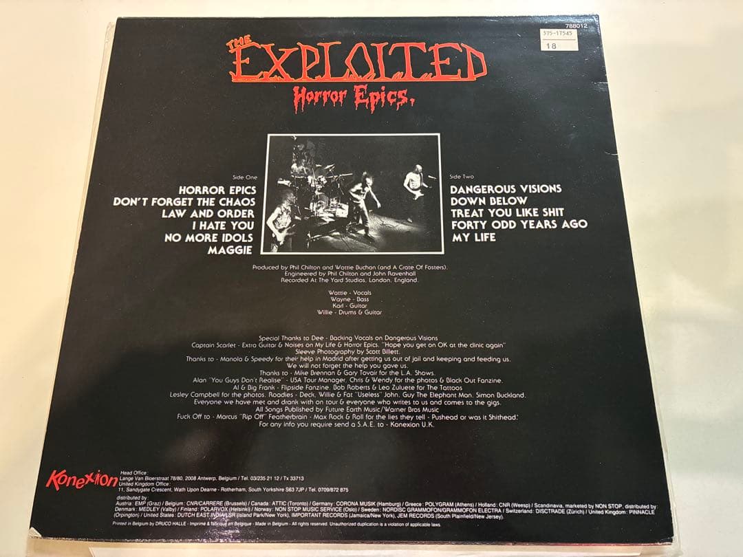 The Exploited ３点セット