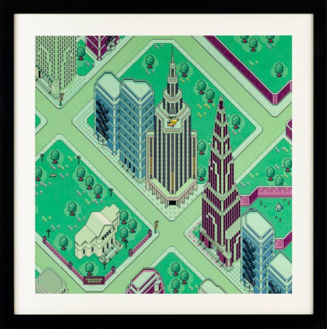 MOTHER2 マザー2 レプリカスクリーン フォーサイド Sサイズ 黒 ほぼ日