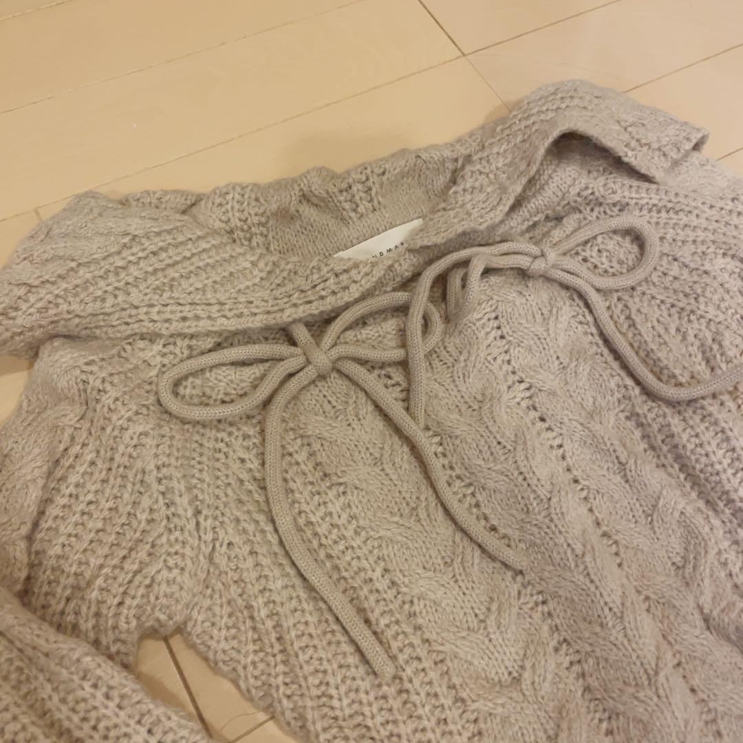 Aura cable knit tops andmary - メルカリ