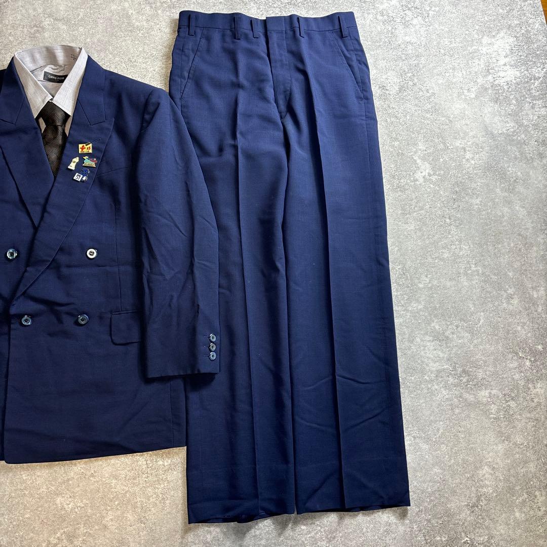 セットアップ ダブルスーツ 成人式 入学式 ピンズ vintage no.61
