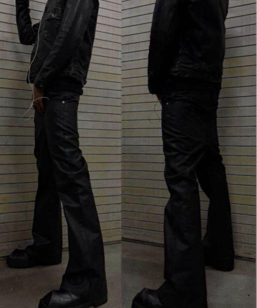 goar archive strapped oil pants - メルカリ