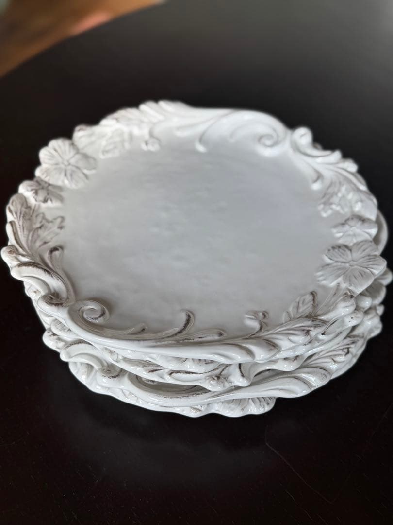 Elios 花模様の白い皿 5枚セット 楽天市場】パン皿 15cmホワイト ELIOS MYFLOWER // エリオス マイ