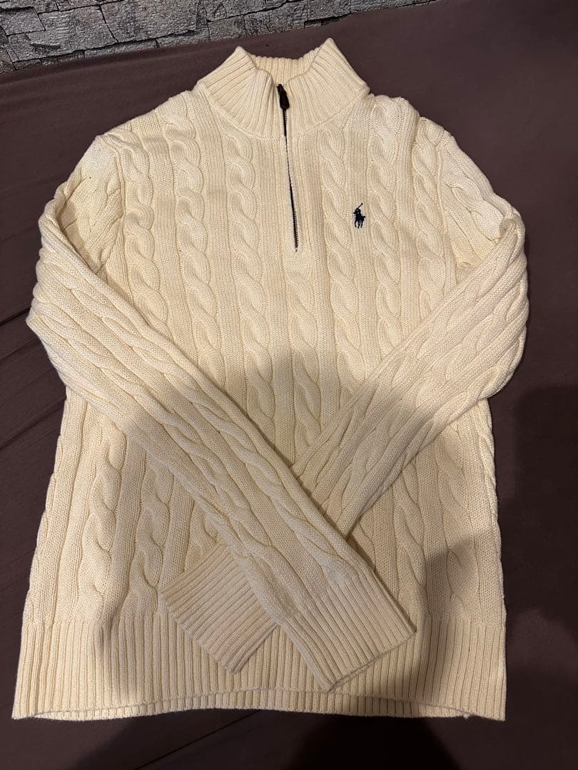 Polo Ralph Lauren アイボリー セーター M Polo ベア カシミヤ セーター | ラルフ ローレン公式オンラインストア