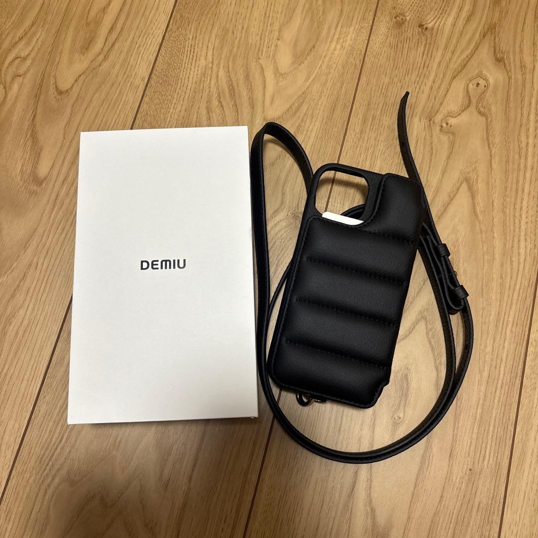 DEMIU iPhone15 ケース＆ストラップ DEMIU(デミュウ)｜iPhone15 POCHE 背面収納スマホケース ストラップ