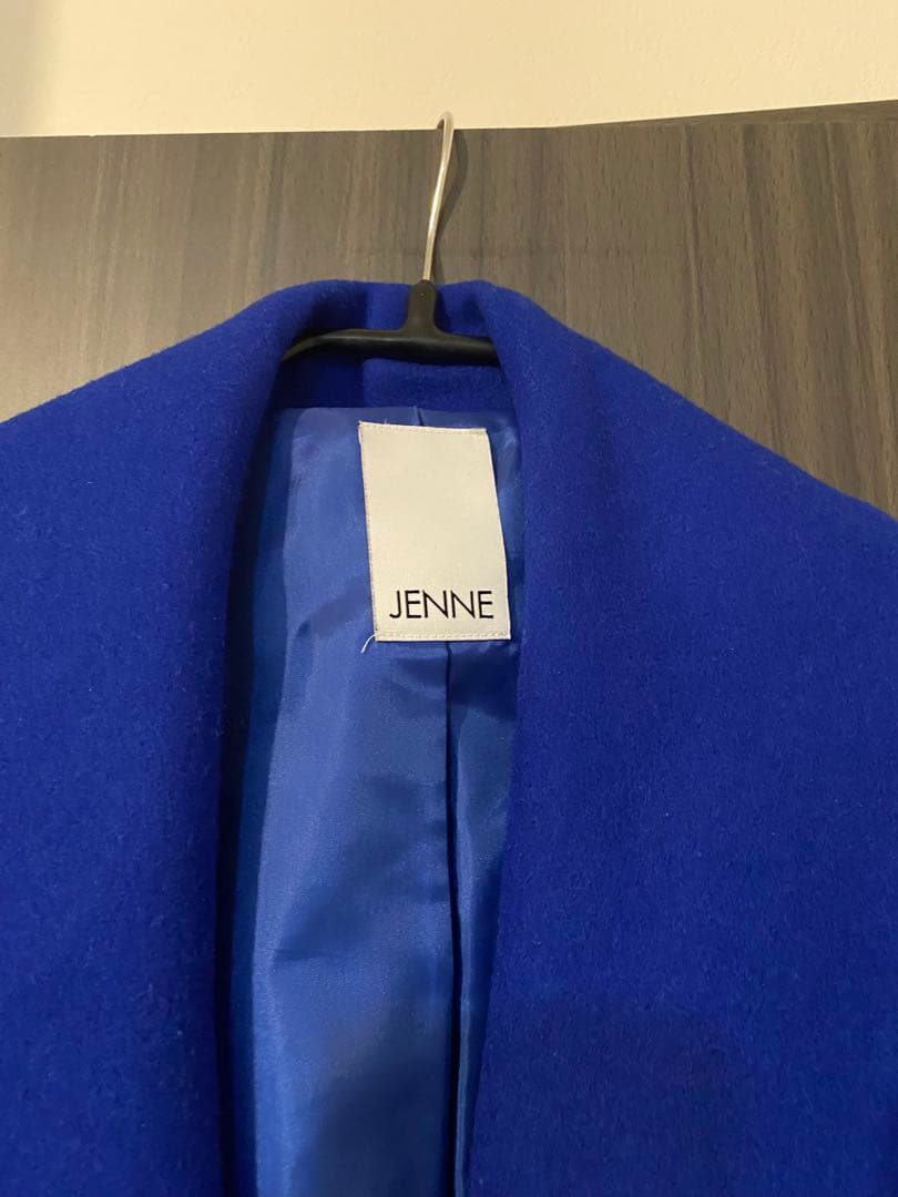 JENNE ウールコート ロイヤルブルー 希少Lサイズ - メルカリ