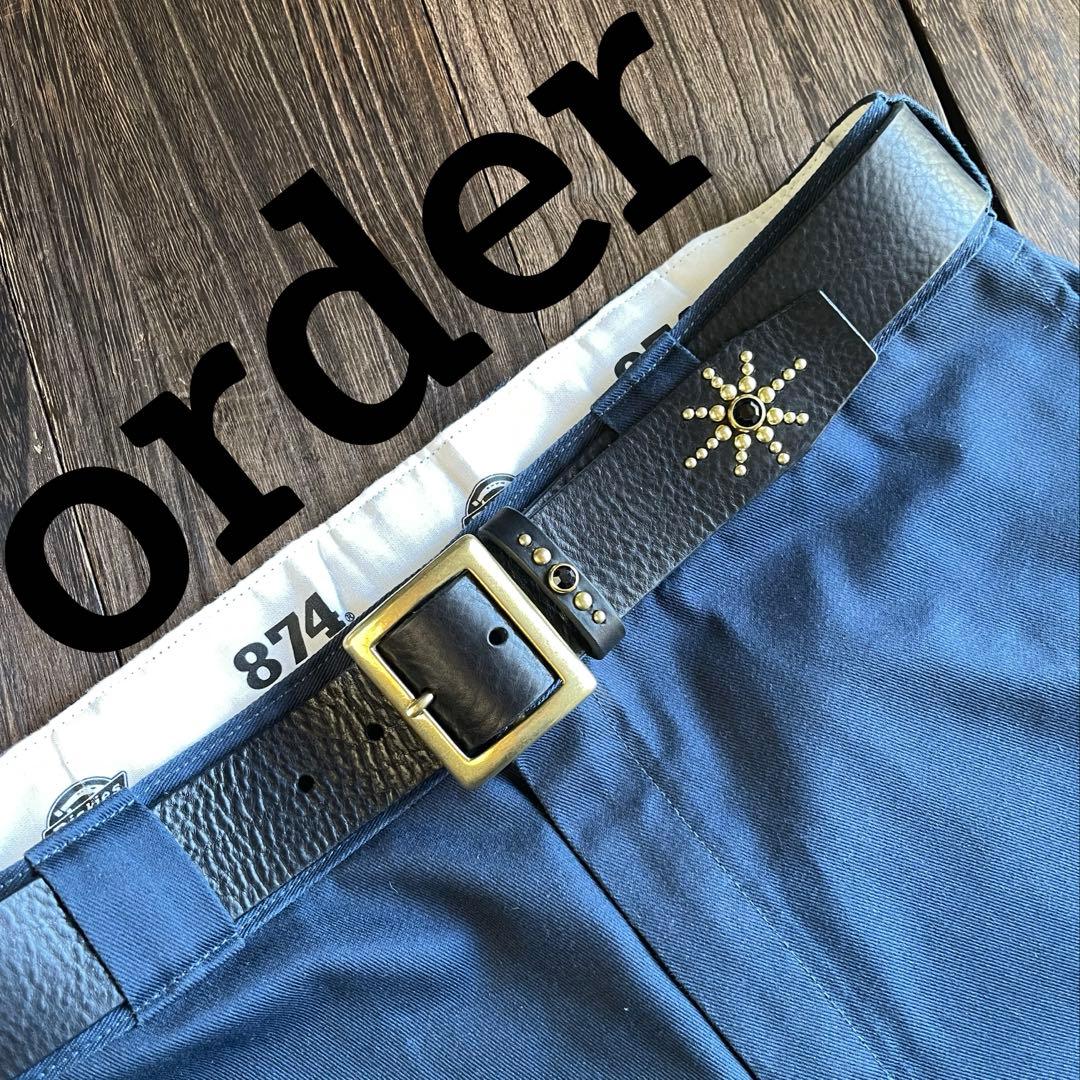 オーダー品　No.47 ギャリソンベルト　ミッスーリ　真鍮ニッケル FUNNY（ファニー） FUNNY公式ストア ファニーオリジナル 1-3/4