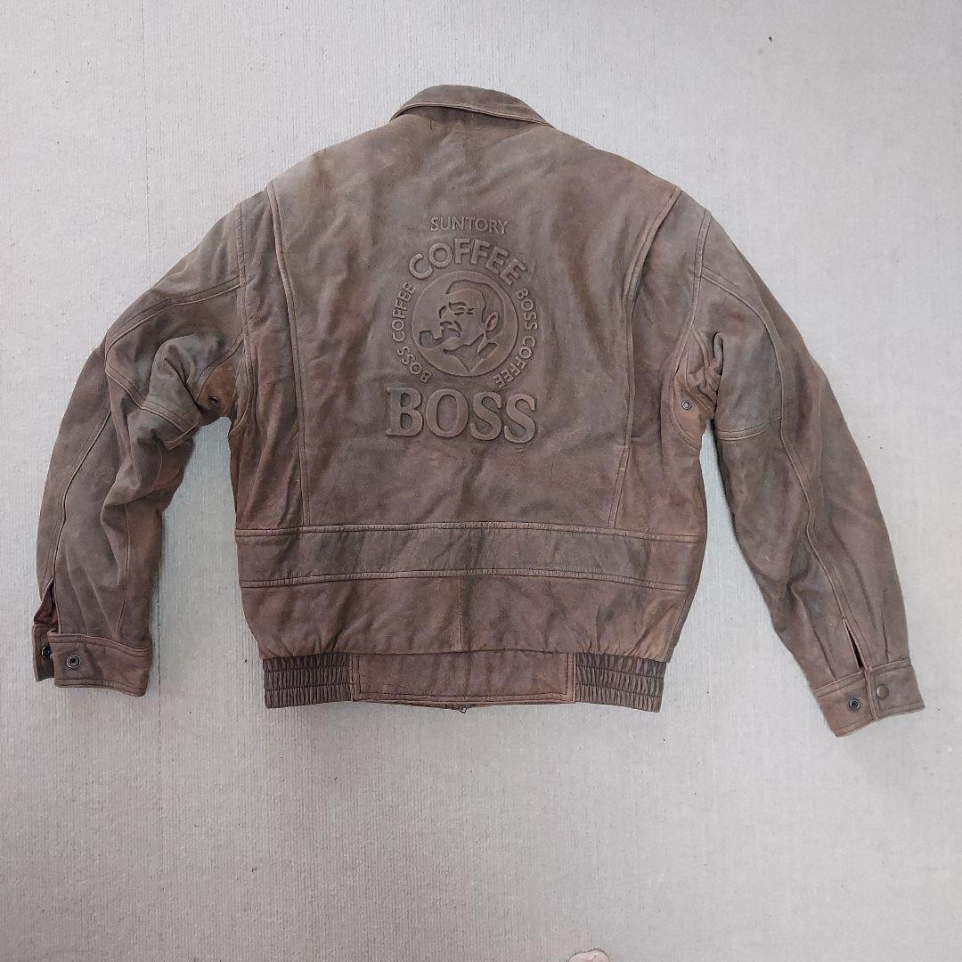 非売品】ボスジャンG1 フライトジャケット レザージャケット BOSS