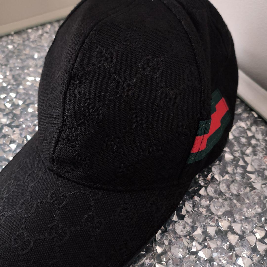 GUCCI ブラック キャップ レディース - メルカリ