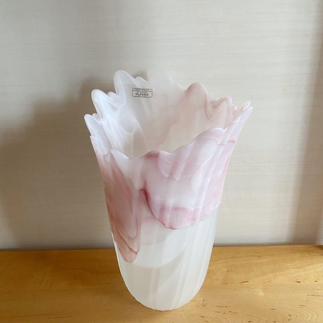 MURANO ムラーノ マーブル フリルフラワーベース 花瓶 ヴェネチアングラス 楽天市場】花瓶 ガラス ベネチアンガラス ベネチアングラス ムラーノ