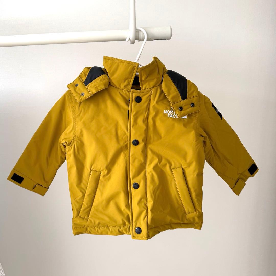 【試着のみ】THE NORTH FACE ジャケット 90サイズ イエロー 希少 USA製 最初期モデル 90年代 ビンテージ THE NORTH FACE ザ ノース