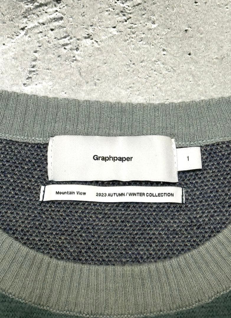 最終値下げ グラフペーパー Graphpaper Jacquard ニット - メルカリ